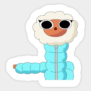 Glendale (centaurworld) in a coat Sticker